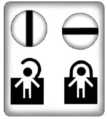 GMS Sierra: Safety Locks. Open the rear doors to access the security locks on the inside edge of each door.