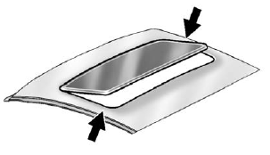 GMS Sierra: Sunroof (Extended Cab) GMS Sierra: Sunroof (Extended Cab). Dirt and debris may collect on the sunroof seal or in the track. This could cause an issue with sunroof operation or noise. It could also plug the water drainage system.