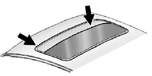 GMS Sierra: Sunroof (Crew Cab) GMS Sierra: Sunroof (Crew Cab). Dirt and debris may collect on the sunroof seal or in the track. This could cause an issue with sunroof operation or noise. It could also plug the water drainage system.