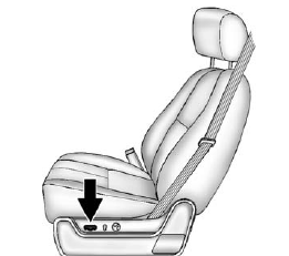 GMS Sierra: Power Seat Adjustment. To adjust a power seat, if equipped: