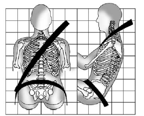 GMS Sierra: How to Wear Safety Belts Properly GMS Sierra: How to Wear Safety Belts Properly. • Sit up straight and always keep your feet on the floor in front of you.