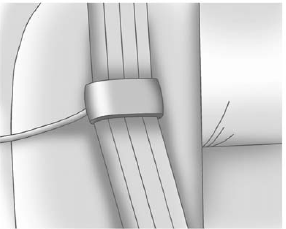 GMS Sierra: Lap-Shoulder Belt. 3. Be sure that the belt is not twisted and it lies flat. The elastic cord must be under the belt and the guide on top.