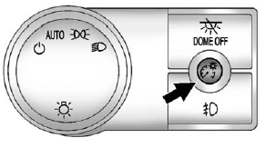 GMS Sierra: Instrument Panel Illumination Control GMS Sierra: Instrument Panel Illumination Control. (Instrument Panel Brightness): This feature controls the brightness of the instrument panel lights and is located next to the exterior lamps control.