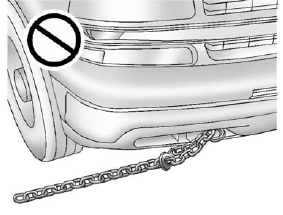 GMS Sierra: If the Vehicle Is Stuck. Notice: Never use recovery hooks to tow the vehicle. Your vehicle could be damaged and it would not be covered by warranty.