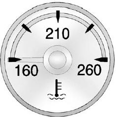 GMS Sierra: Engine Coolant Temperature Gauge. English