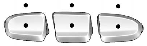GMS Sierra: Universal Remote System Programming. Vehicles with the Universal Remote System will have these buttons located in the headliner.
