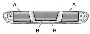 GMS Sierra: Center High-Mounted Stoplamp (CHMSL) and Cargo Lamp. B. Center High-Mounted Stoplamp (CHMSL) Bulb